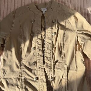 Dress Barn Women's Utility Jacket in Tan